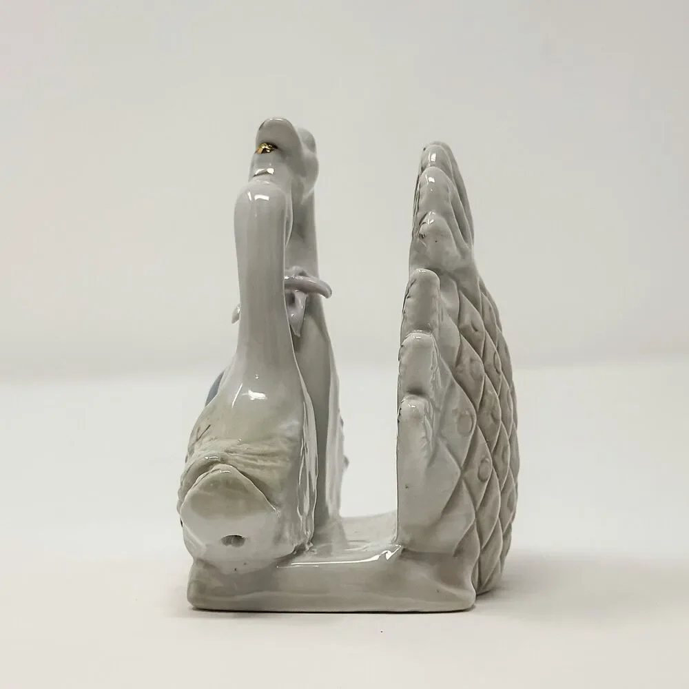 Vintage Swan Napkin Holder Pineapple Decor Cottagecore Farmhouse